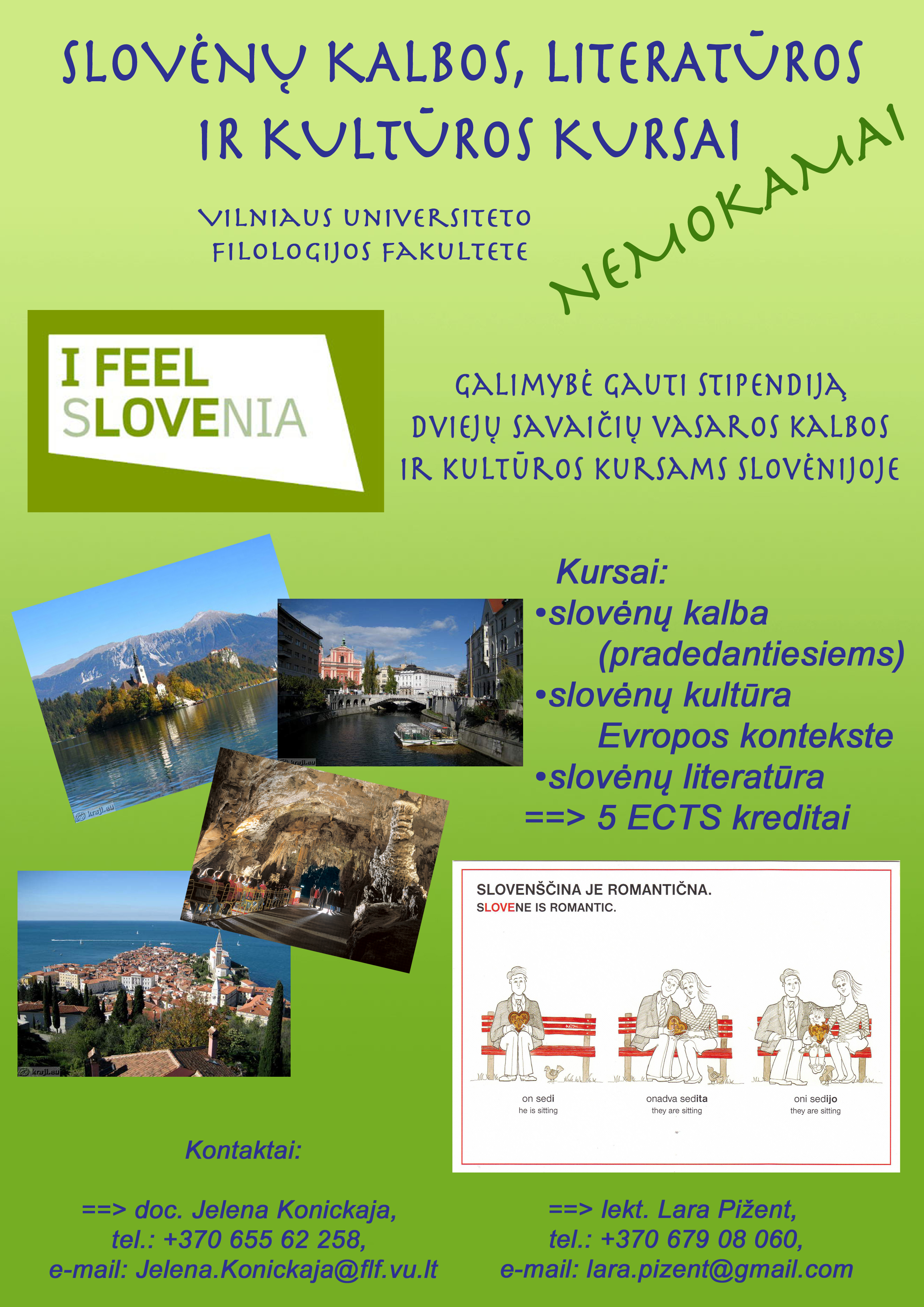 Slovenu kursai 2014